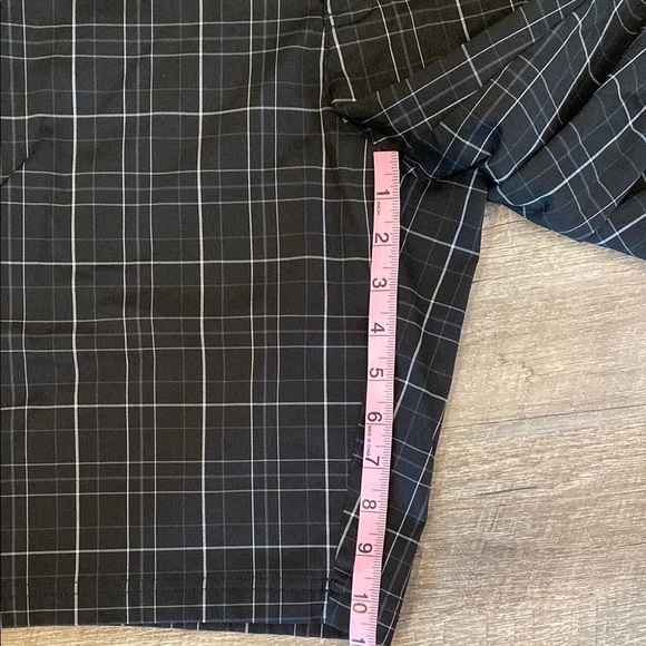 Fila Black and White Flat Front Shorts - Picture 5 of 8